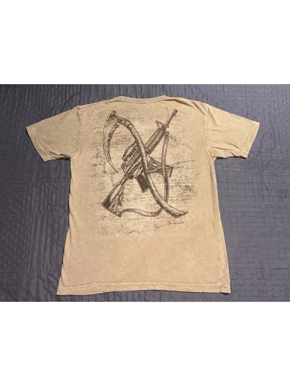 Death To The Wicked AOP Apprime Courage Above All Men’s 1XL Made in USA